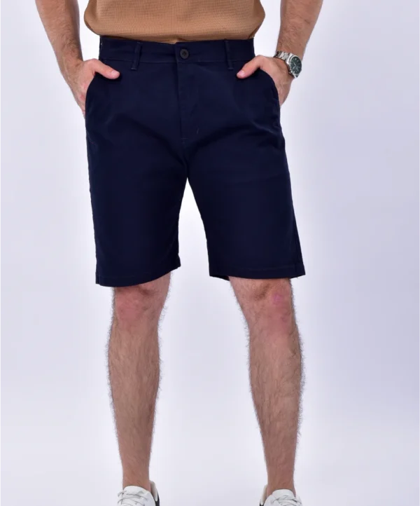 BERMUDA PIEL DE DURAZNO AZUL OSCURO 1 BERMUDA PIEL DE DURAZNO AZUL OSCURO 1