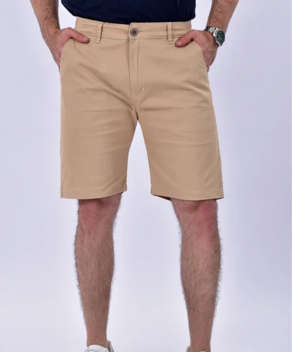 BERMUDA PIEL DE DURAZNO CAMEL 1 BERMUDA PIEL DE DURAZNO CAMEL 1