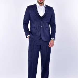 Conjunto de blazer raya tiza