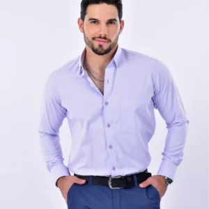 Camisa de textura - S, Lila