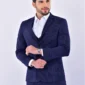 CONJUNTO DE BLAZER AZUL RAYA TIZA 1-1