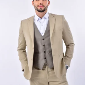 Blazer raya tiza - S, Beige