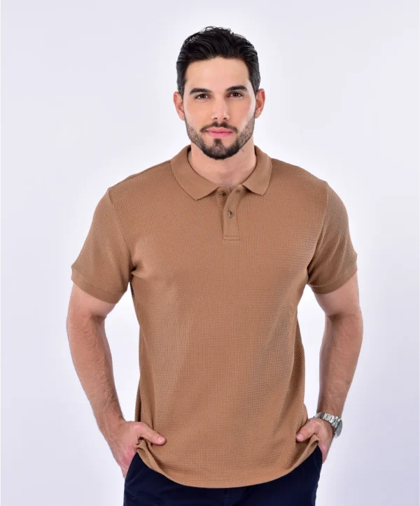 POLO DIAGONAL CAMEL1 POLO DIAGONAL CAMEL1