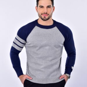 Suéter Panda Gris en Lana