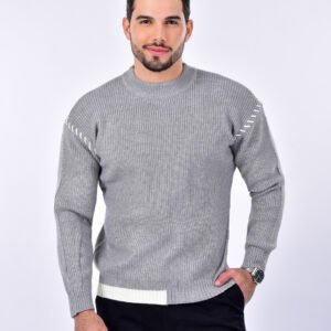 Suéter Gris en lana