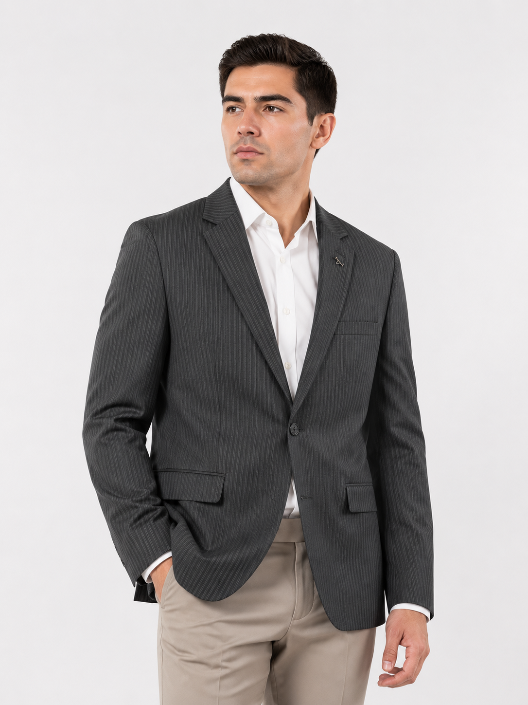 Blazer Negro raya