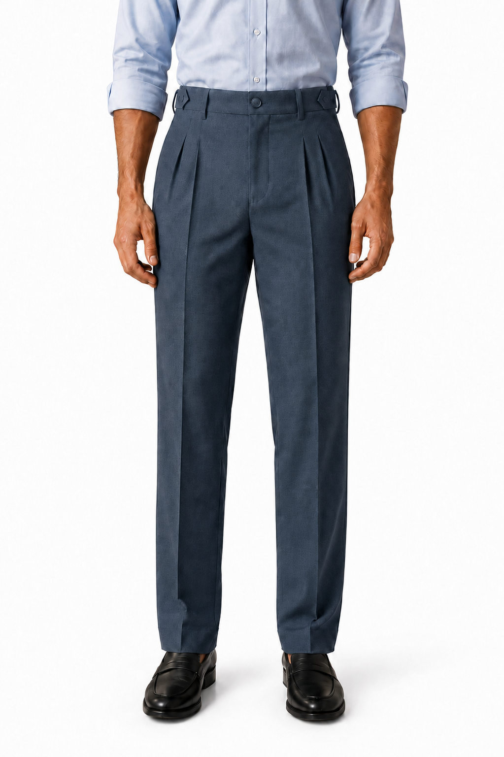 Pantalón Gabardina Gris Raton
