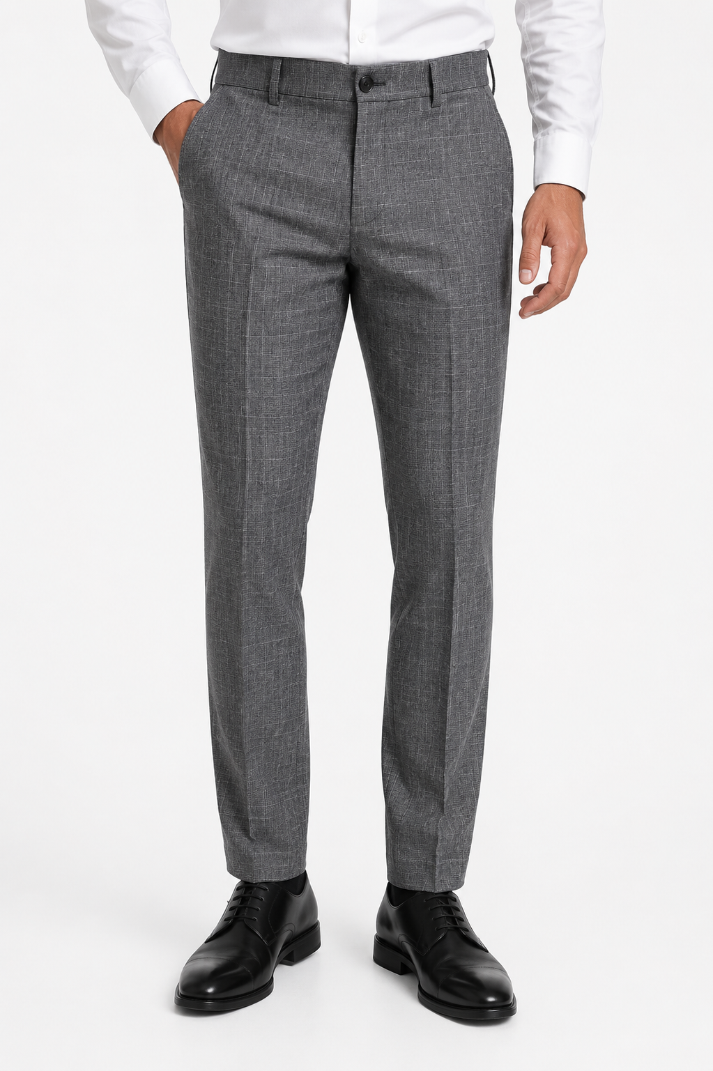 Gabardina Rayas Gris
