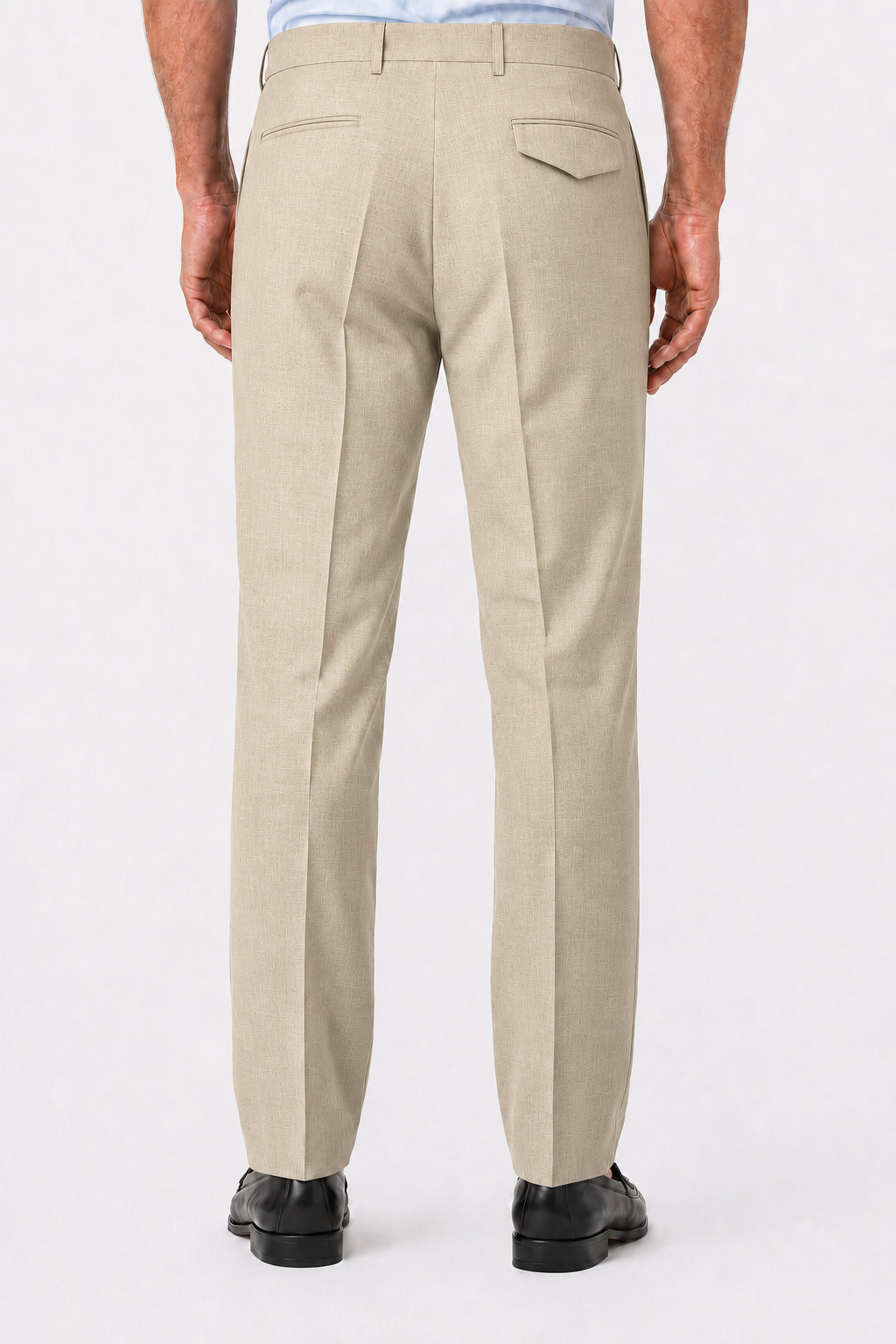 Pantalón Gabardina Beige - Imagen 2